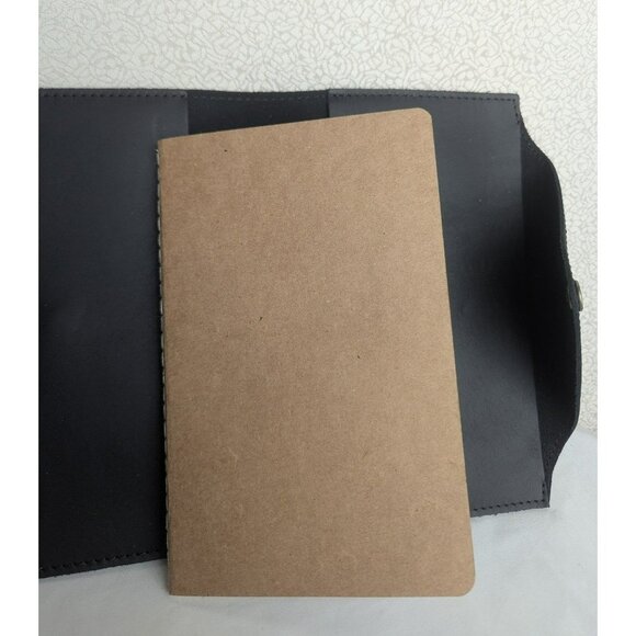 FINAL PRICE DROP NEW Portland Leather Goods PLG Large Snap Journal Black - Picture 7 of 9